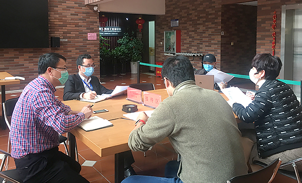 集團副總謝明化調研走訪溫州市建設監(jiān)理有限公司